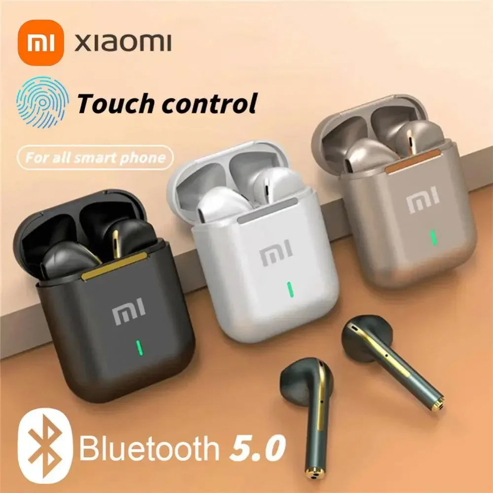 Xiaomi J18 Wireless Earphone Hifi In-Ear Stereo with Microphone Waterproof Bluetooth Touch Noise-Cancelling Various Headphones